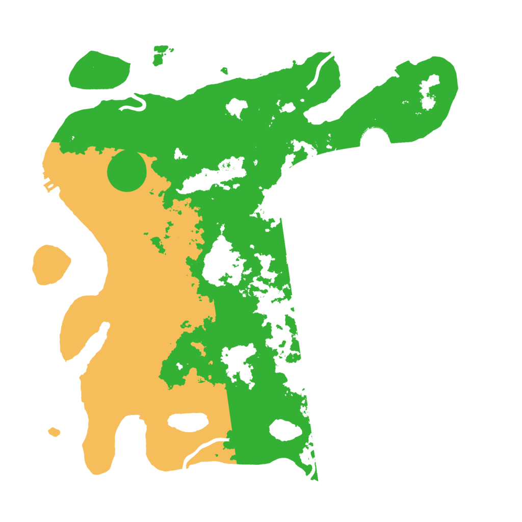Biome Rust Map: Procedural Map, Size: 3500, Seed: 147031619