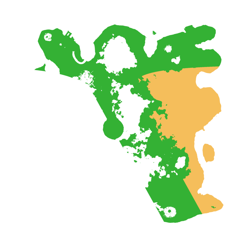 Biome Rust Map: Procedural Map, Size: 3200, Seed: 22355