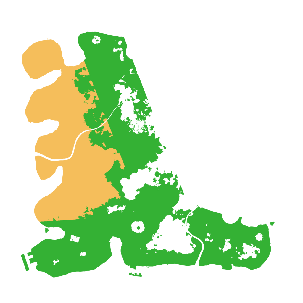 Biome Rust Map: Procedural Map, Size: 3600, Seed: 1580823935