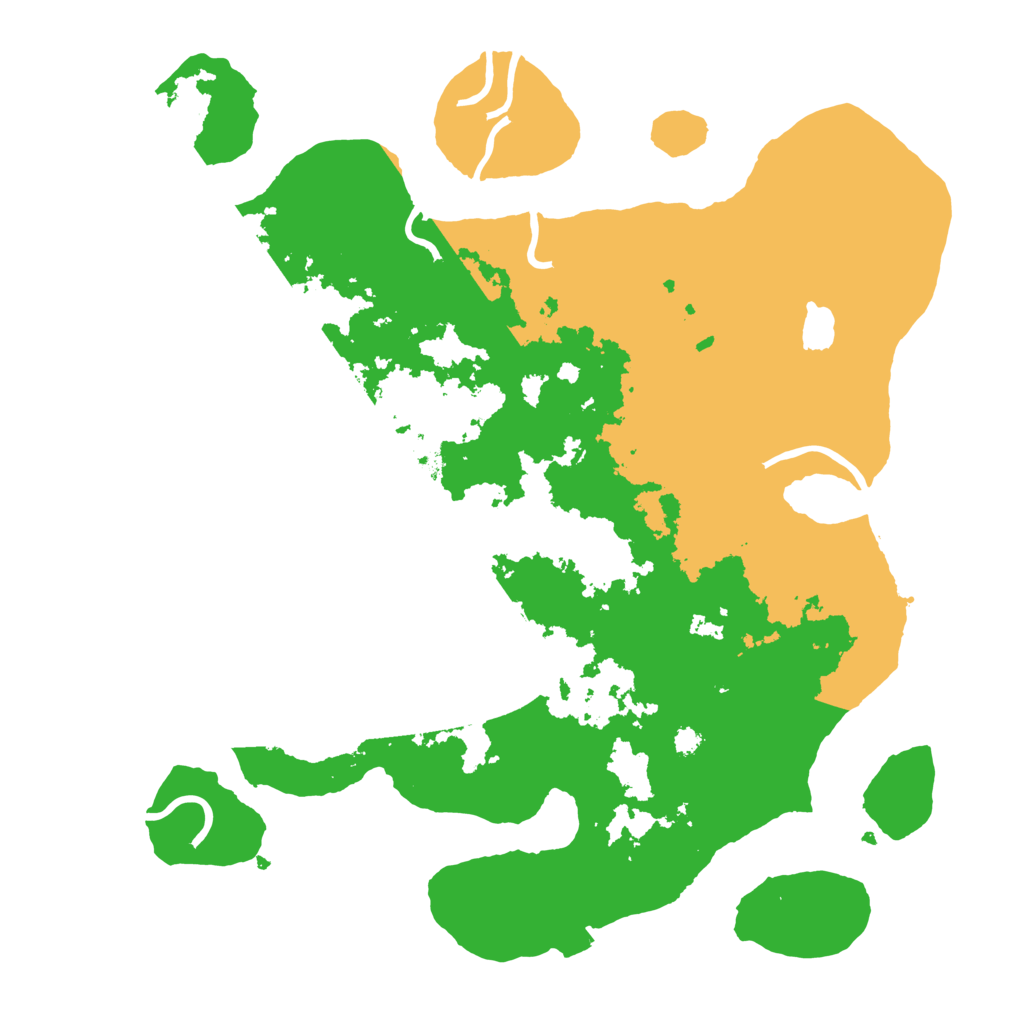 Biome Rust Map: Procedural Map, Size: 3500, Seed: 446765209