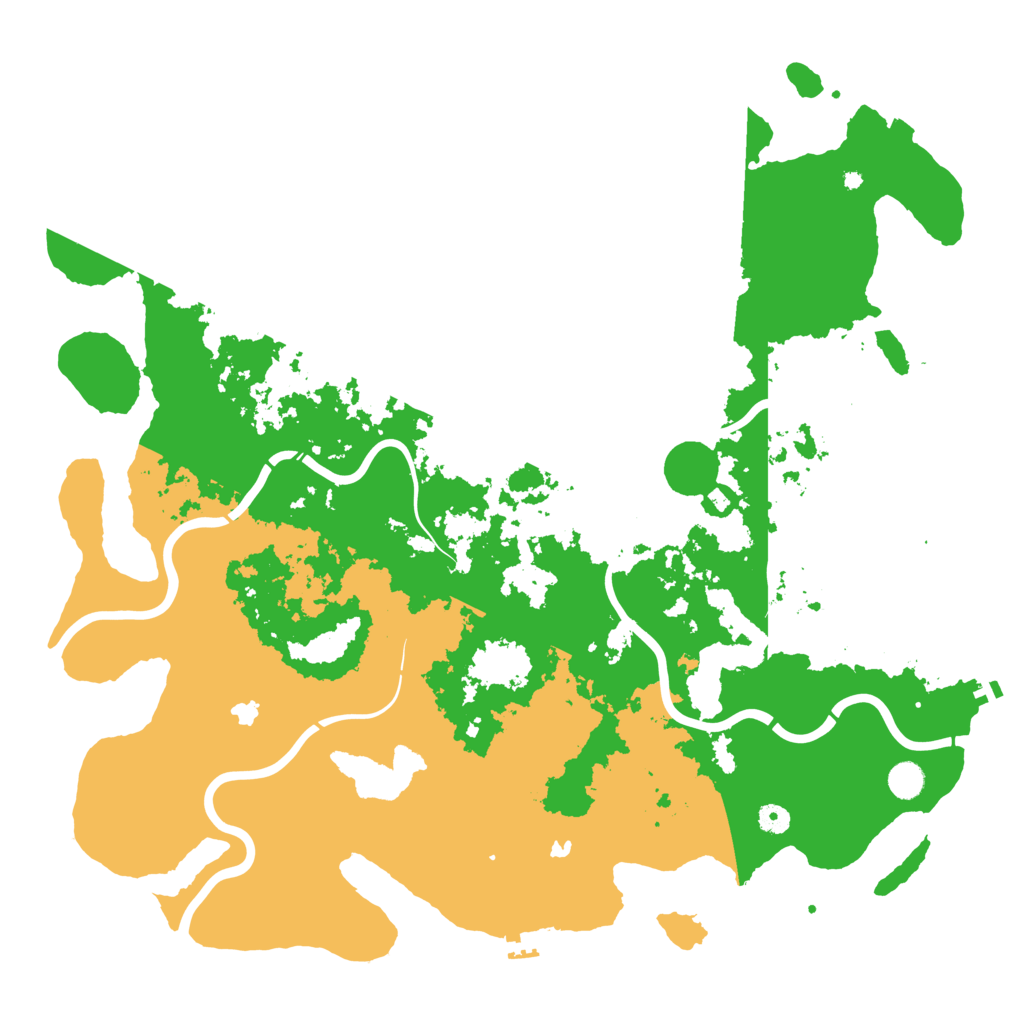 Biome Rust Map: Procedural Map, Size: 5000, Seed: 74658399