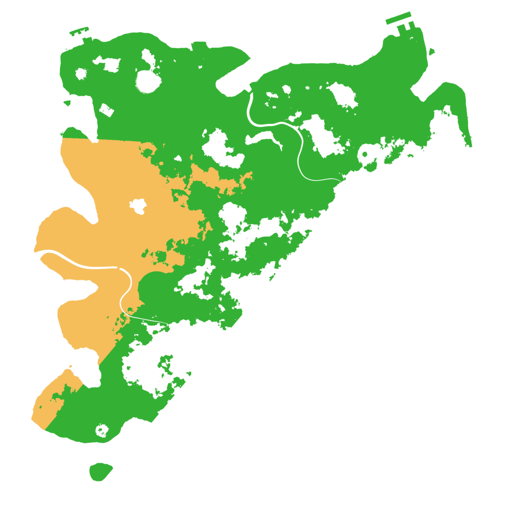 Biome Rust Map: Procedural Map, Size: 4000, Seed: 93971