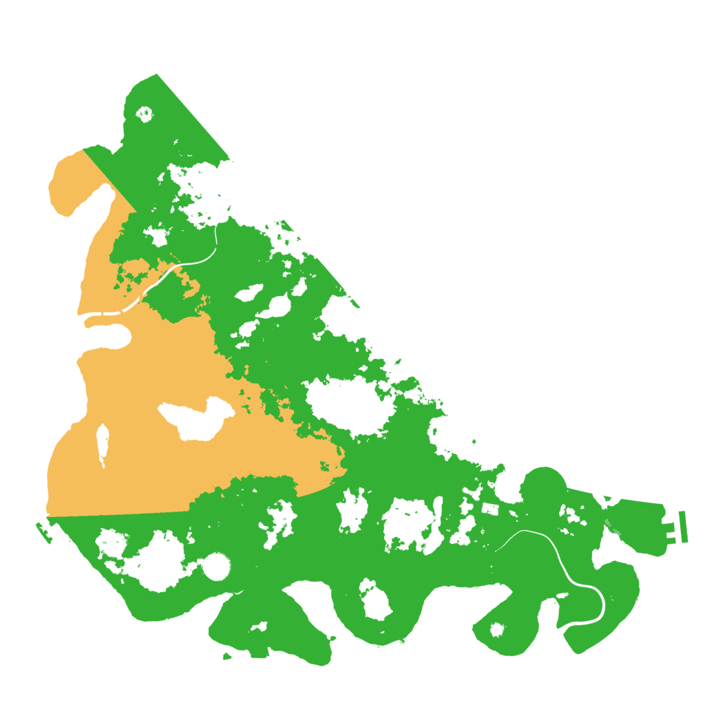 Biome Rust Map: Procedural Map, Size: 4500, Seed: 751726091