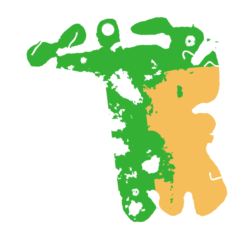 Biome Rust Map: Procedural Map, Size: 3500, Seed: 332298768