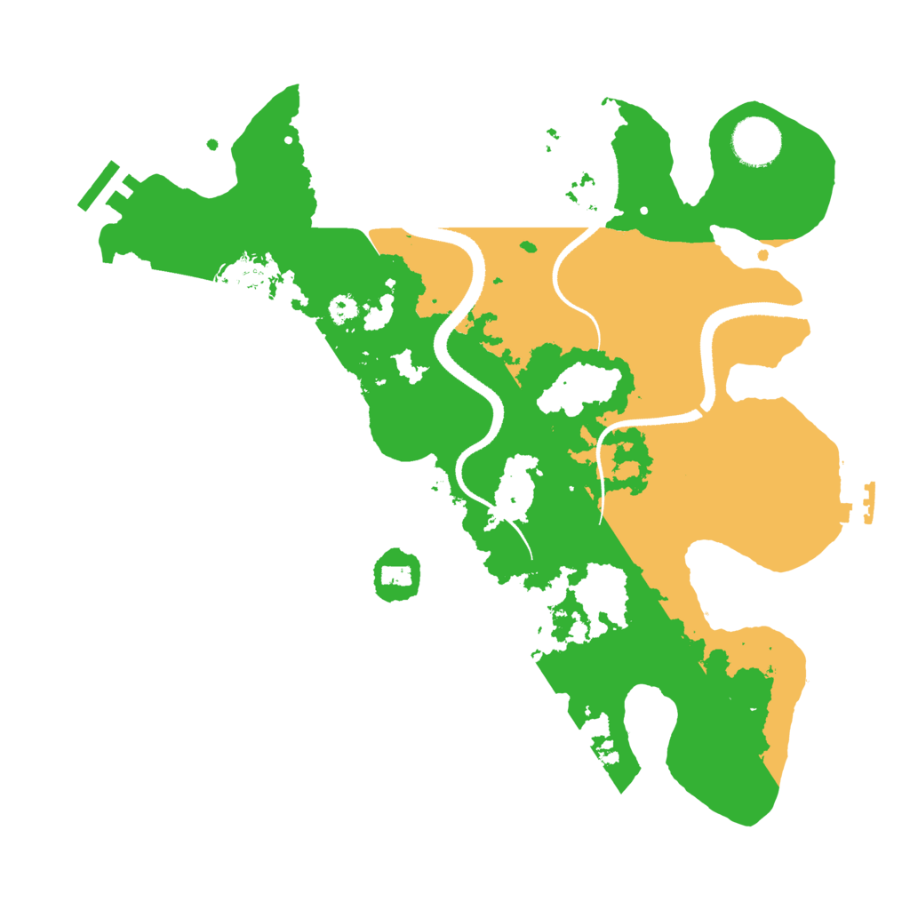 Biome Rust Map: Procedural Map, Size: 3250, Seed: 738125863