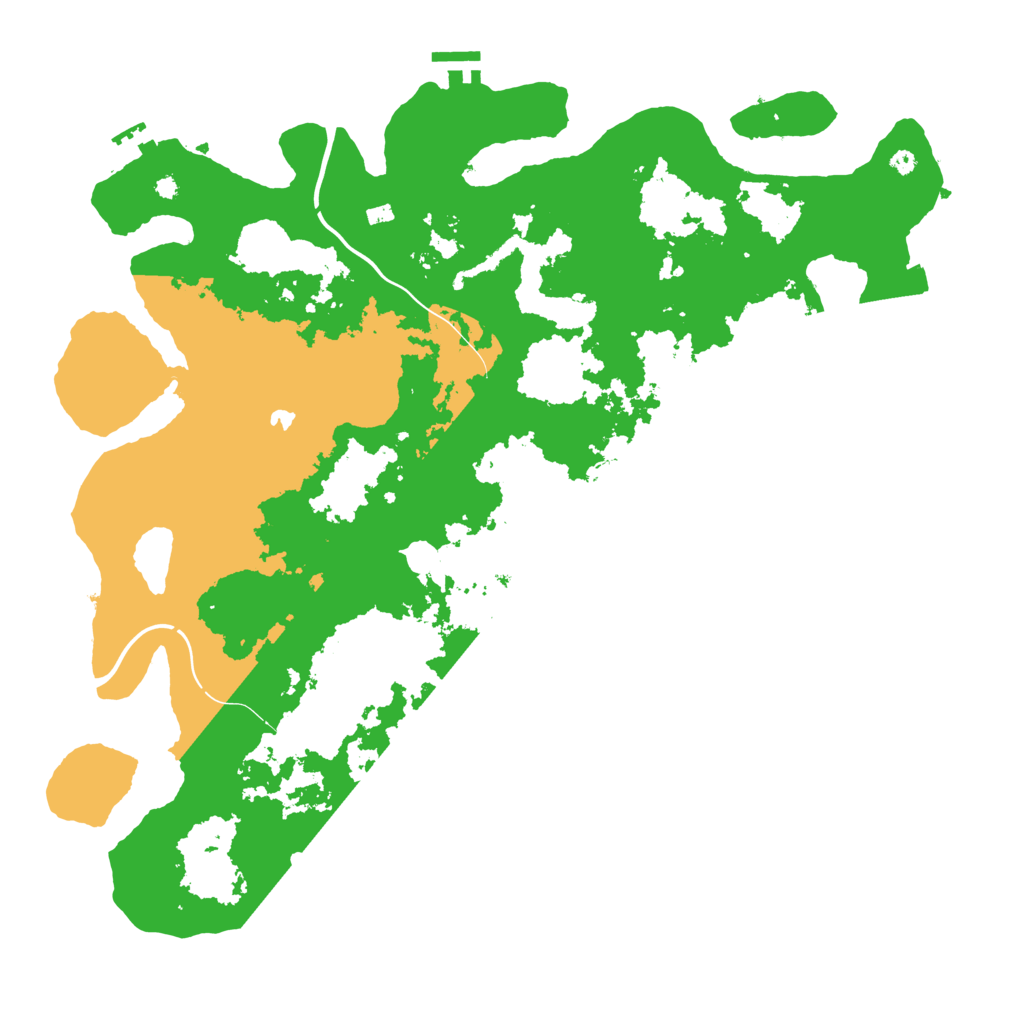 Biome Rust Map: Procedural Map, Size: 4250, Seed: 491635315