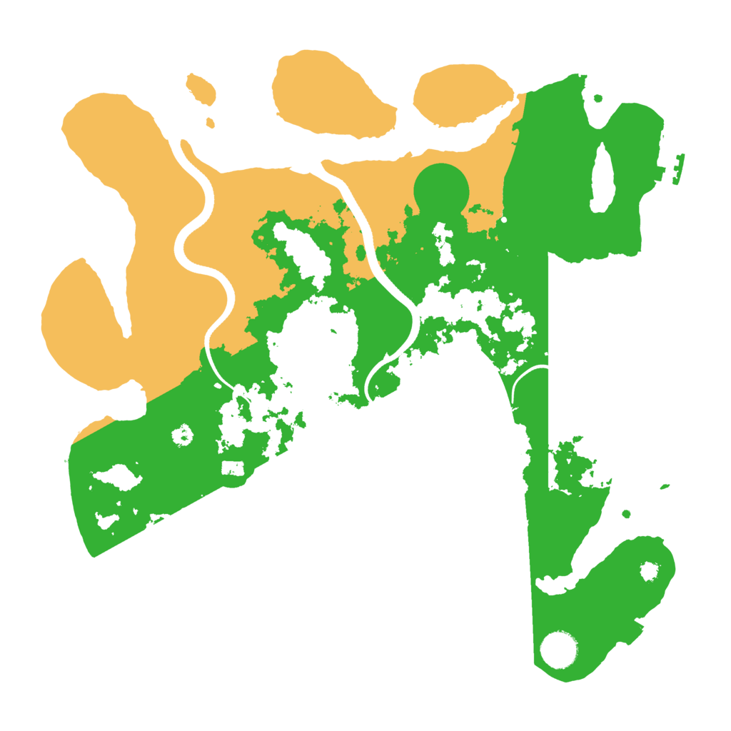 Biome Rust Map: Procedural Map, Size: 3500, Seed: 1794086839