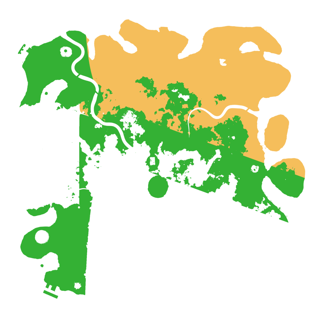 Biome Rust Map: Procedural Map, Size: 4200, Seed: 3256457