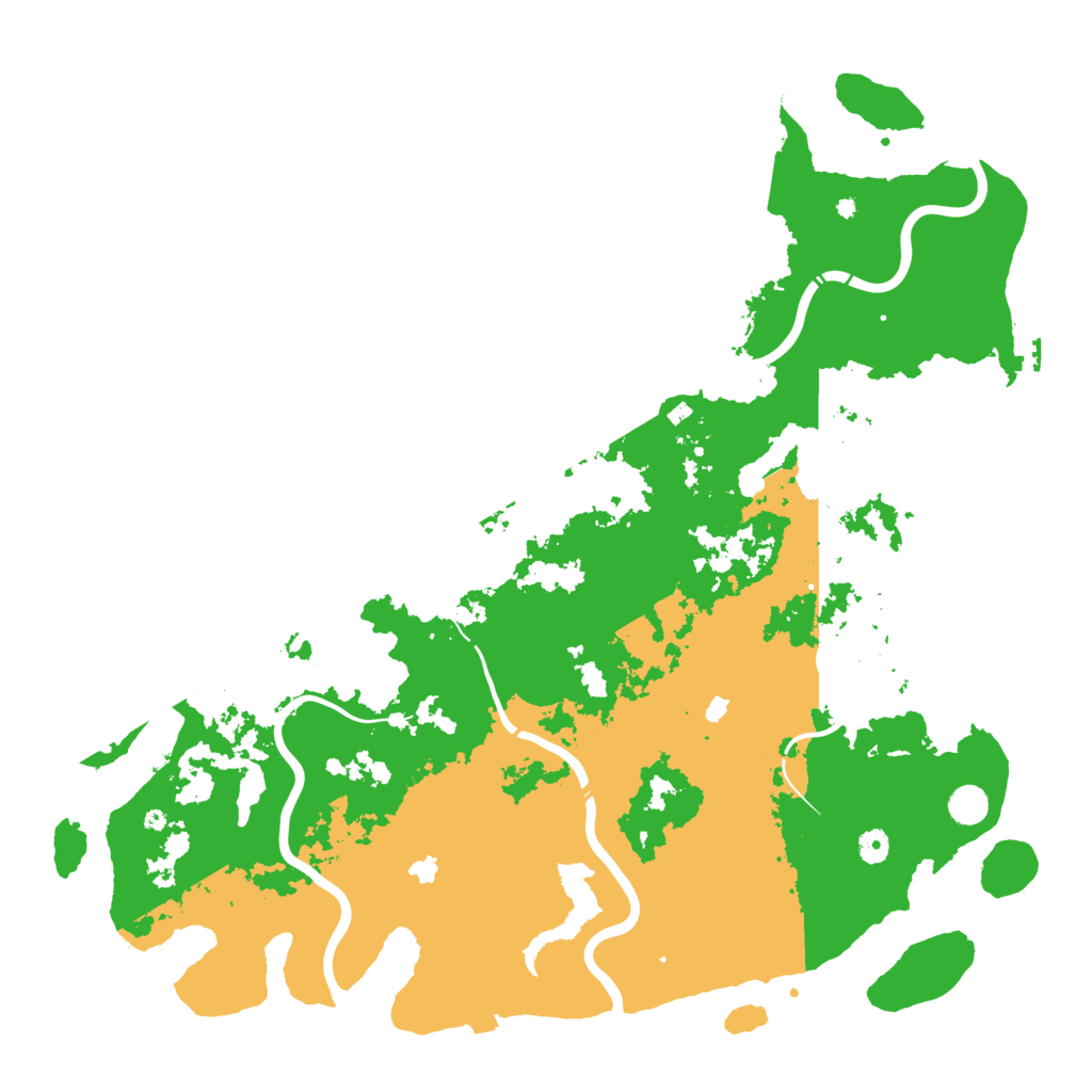 Biome Rust Map: Procedural Map, Size: 5000, Seed: 1307466679