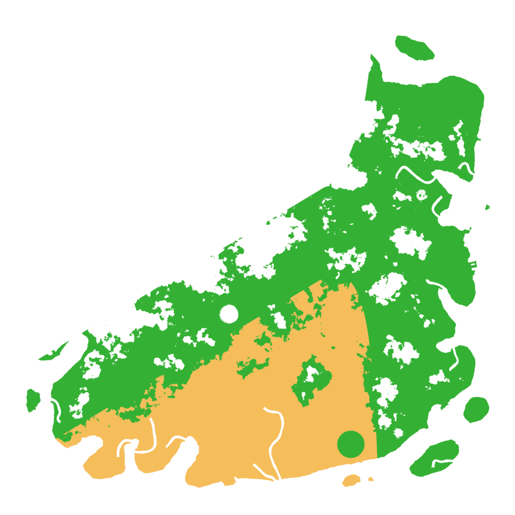 Biome Rust Map: Procedural Map, Size: 5000, Seed: 1307466679