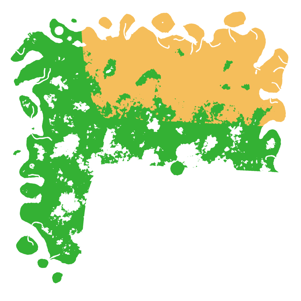 Biome Rust Map: Procedural Map, Size: 6000, Seed: 143925522