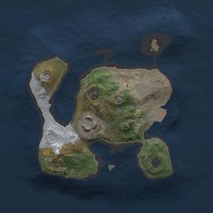 Thumbnail Rust Map: Procedural Map, Size: 1750, Seed: 1169862296, 4 Monuments