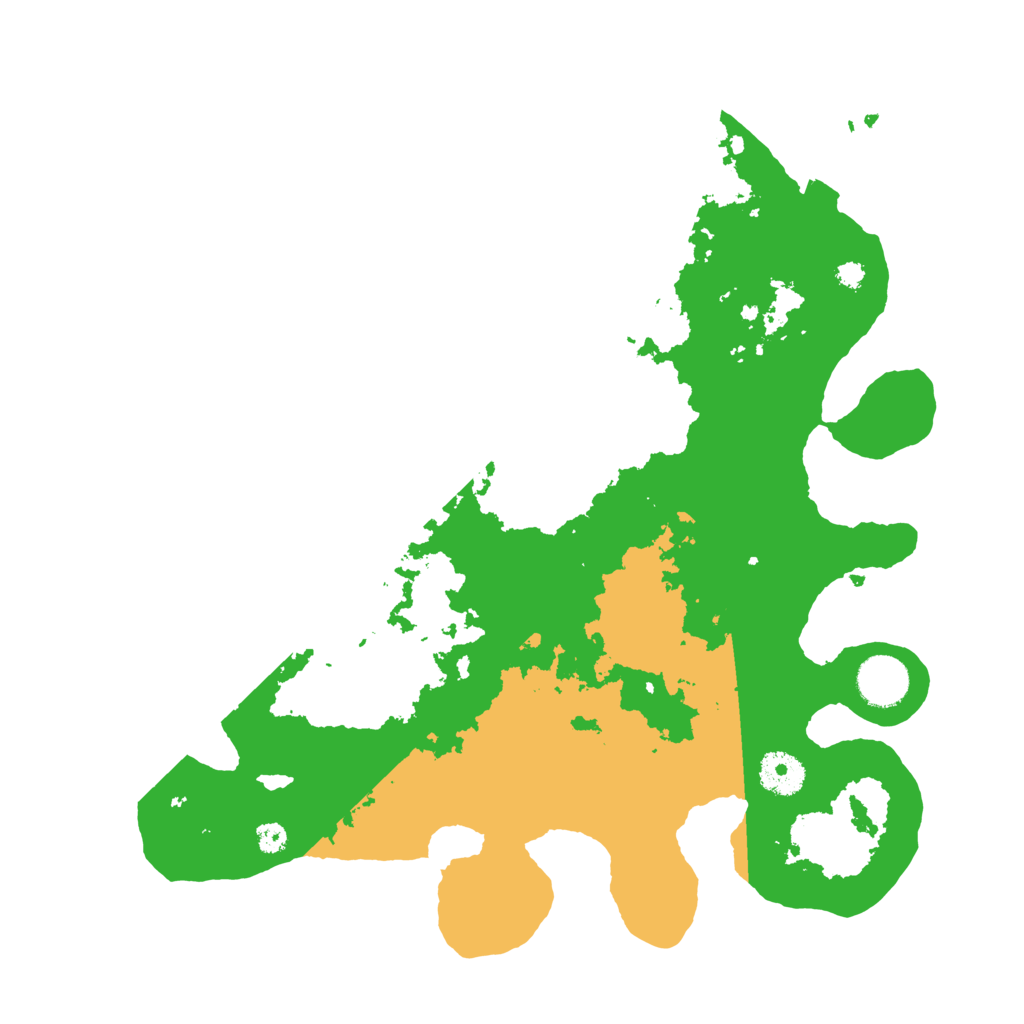 Biome Rust Map: Procedural Map, Size: 3500, Seed: 485199848