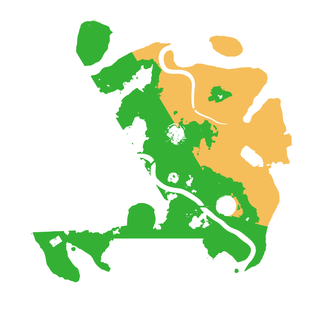 Biome Rust Map: Procedural Map, Size: 3000, Seed: 857326826