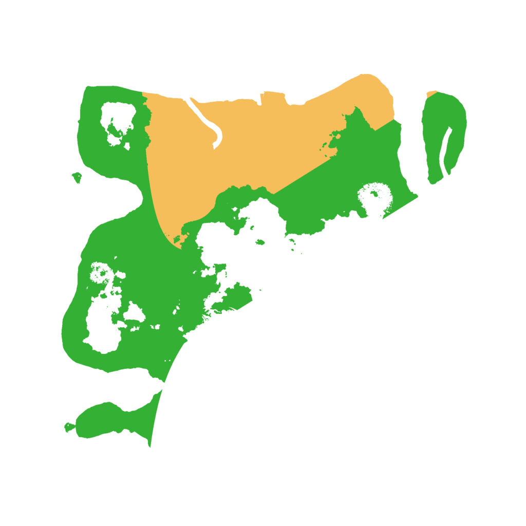 Biome Rust Map: Procedural Map, Size: 2500, Seed: 468545558
