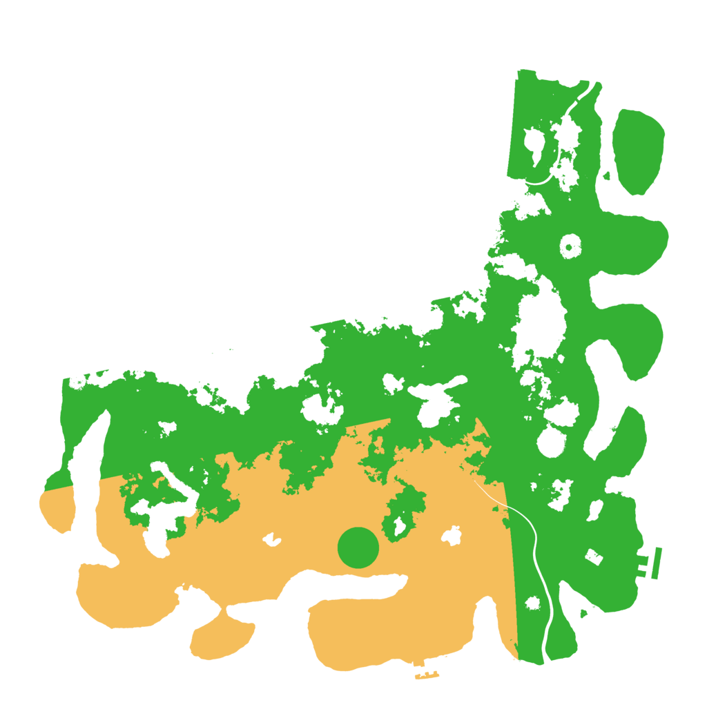 Biome Rust Map: Procedural Map, Size: 4500, Seed: 371197210