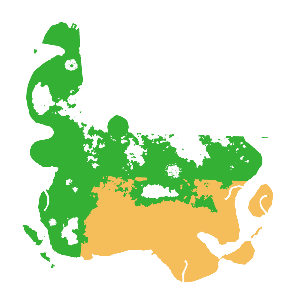 Biome Rust Map: Procedural Map, Size: 3700, Seed: 329103405