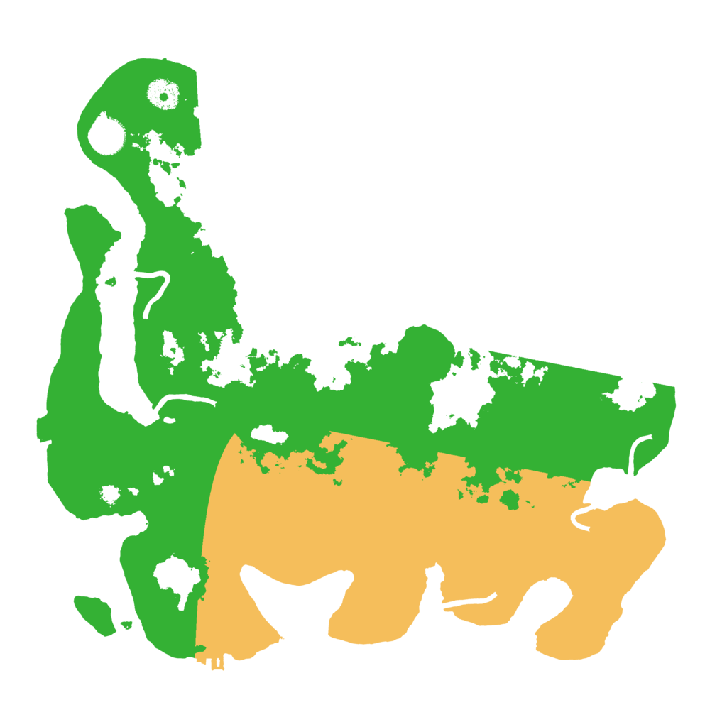 Biome Rust Map: Procedural Map, Size: 3500, Seed: 63338267