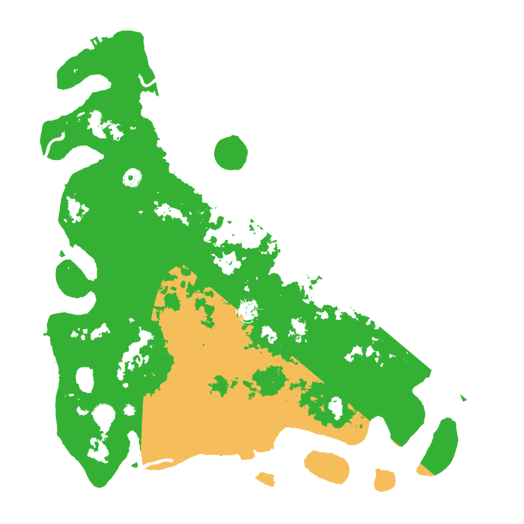 Biome Rust Map: Procedural Map, Size: 4200, Seed: 68662