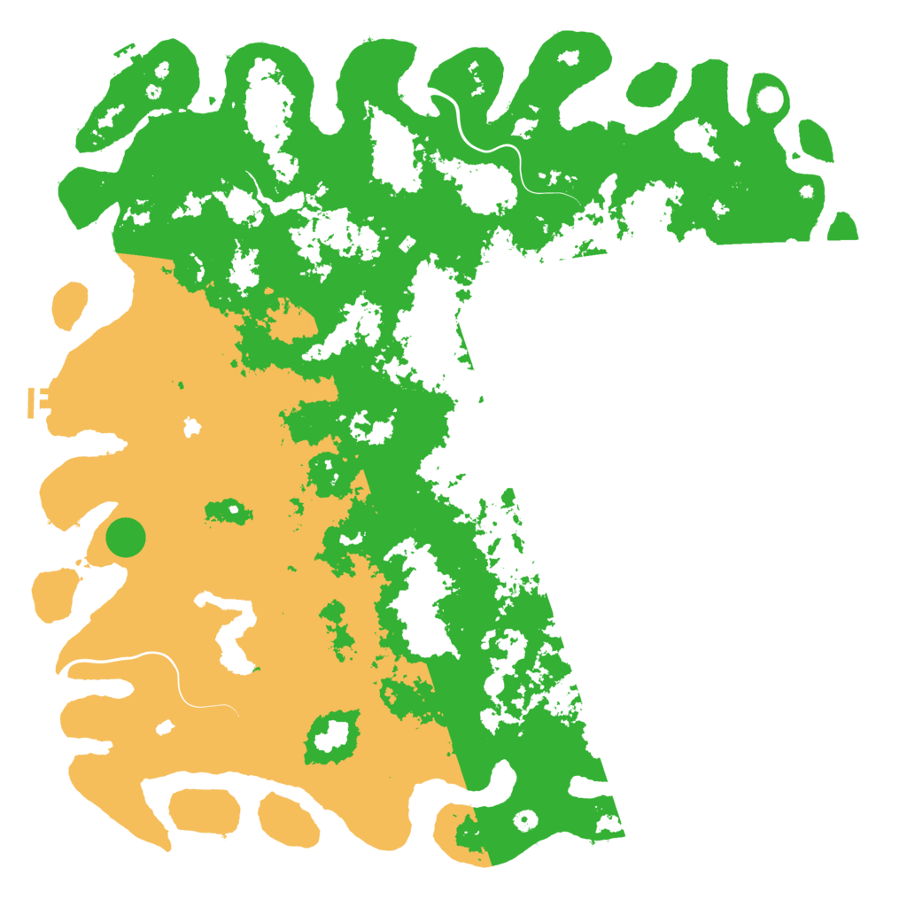 Biome Rust Map: Procedural Map, Size: 6000, Seed: 192514336