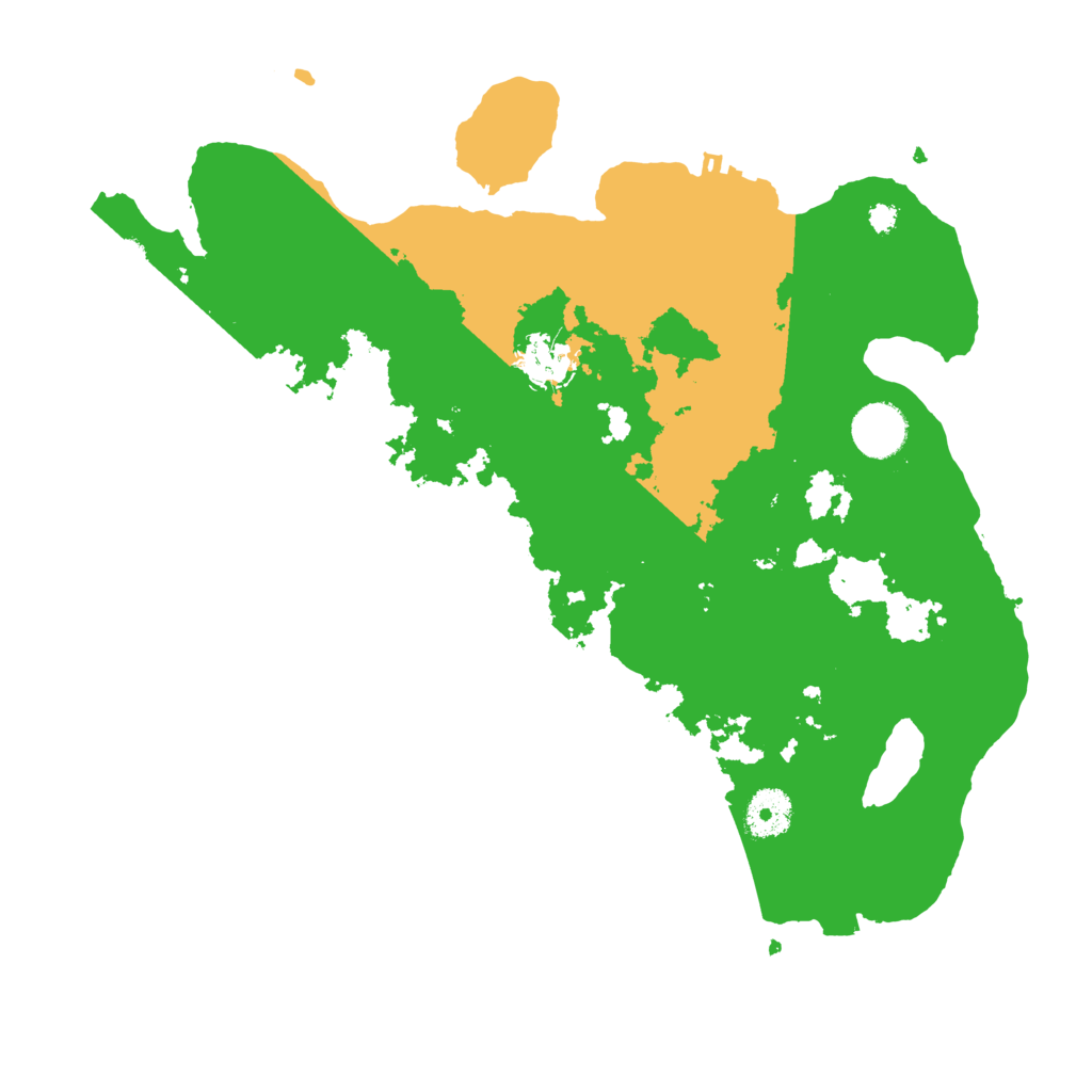 Biome Rust Map: Procedural Map, Size: 3500, Seed: 91666483