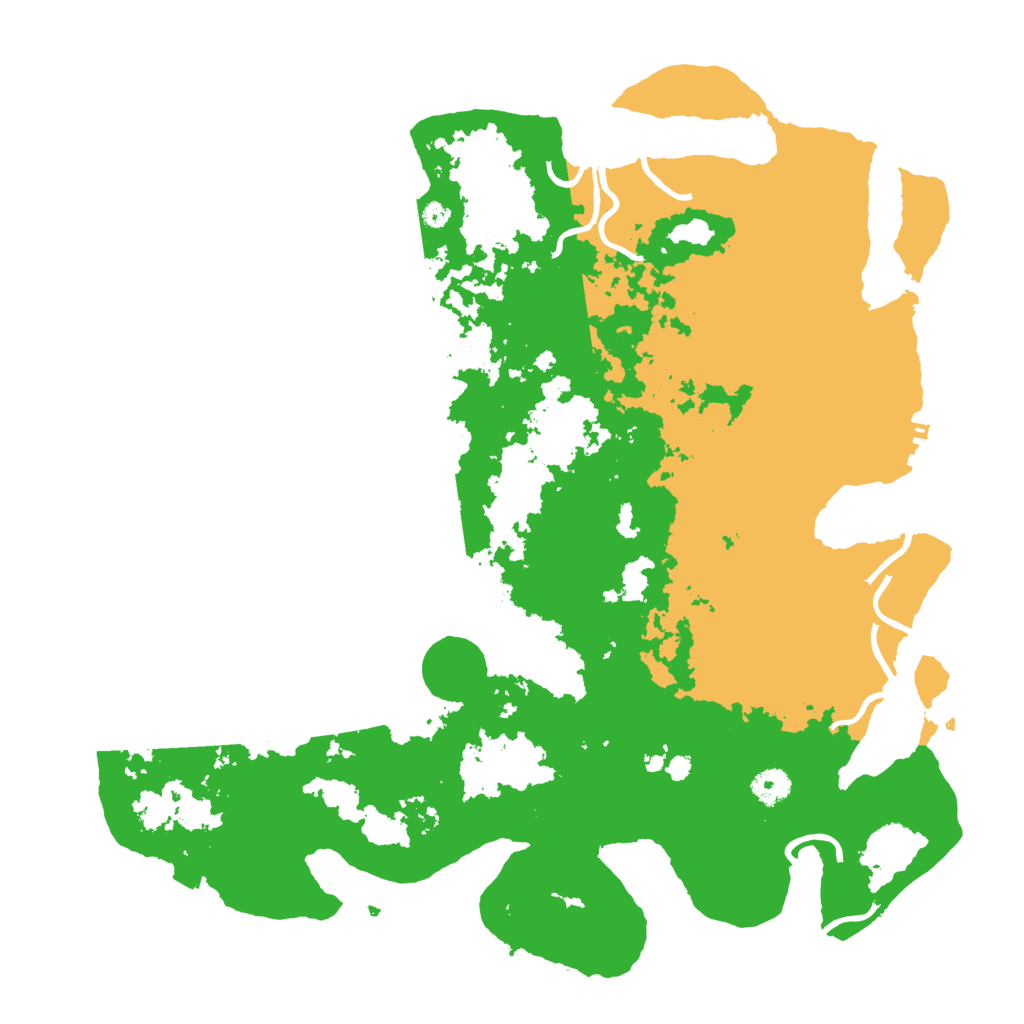 Biome Rust Map: Procedural Map, Size: 4200, Seed: 1546427590