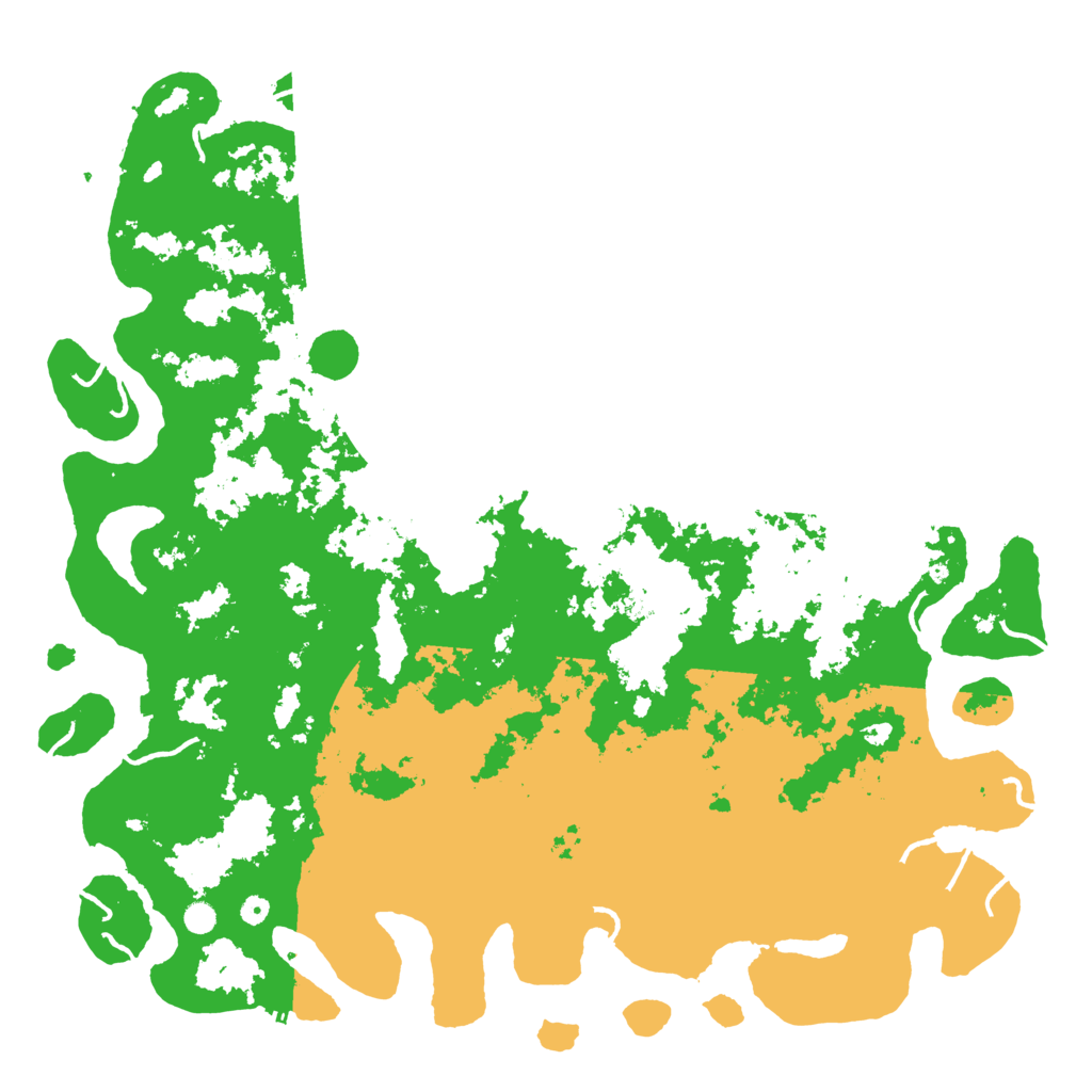 Biome Rust Map: Procedural Map, Size: 6000, Seed: 266558528