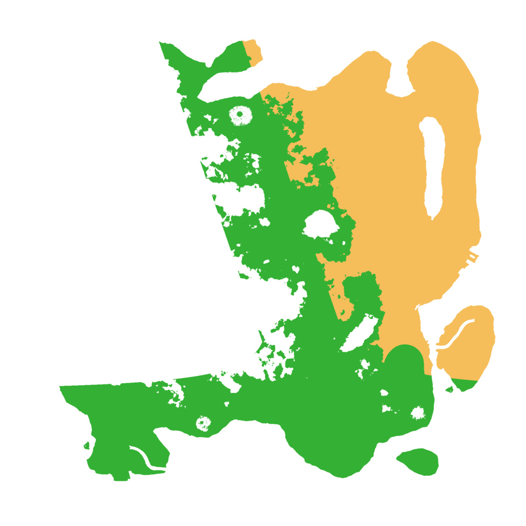 Biome Rust Map: Procedural Map, Size: 3700, Seed: 971707096