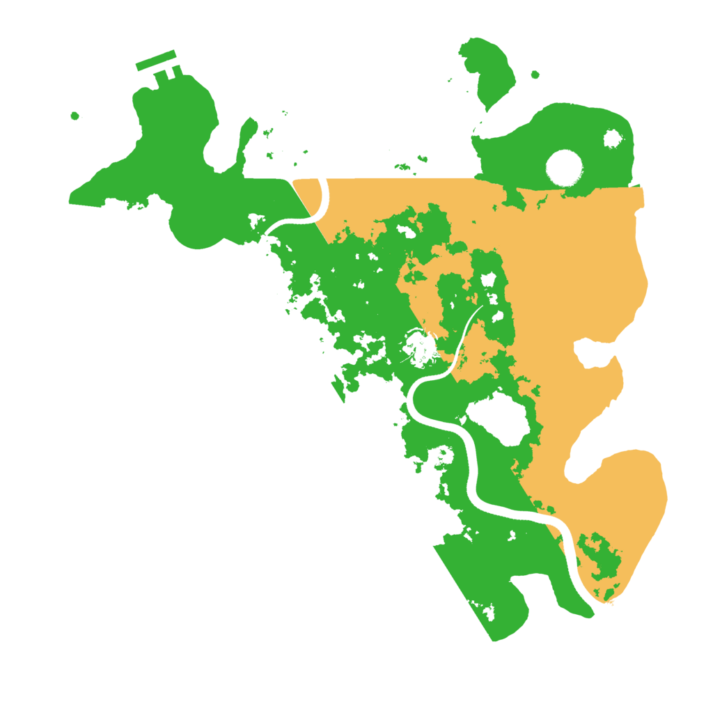 Biome Rust Map: Procedural Map, Size: 3500, Seed: 144457518