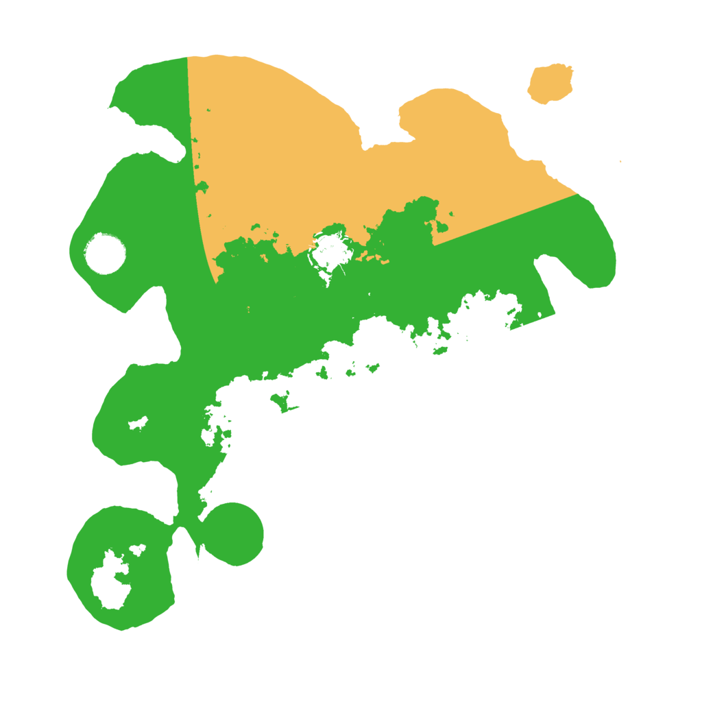 Biome Rust Map: Barren, Size: 3100, Seed: 9090901