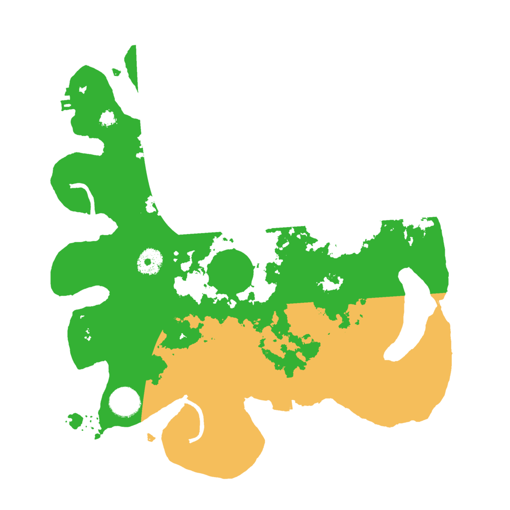 Biome Rust Map: Procedural Map, Size: 3000, Seed: 67386778