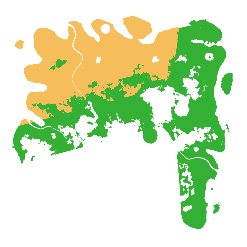 Biome Rust Map: Procedural Map, Size: 4500, Seed: 1878769521