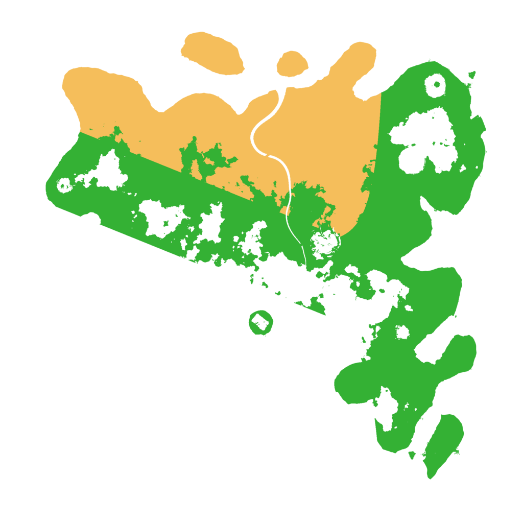 Biome Rust Map: Procedural Map, Size: 3500, Seed: 8201289
