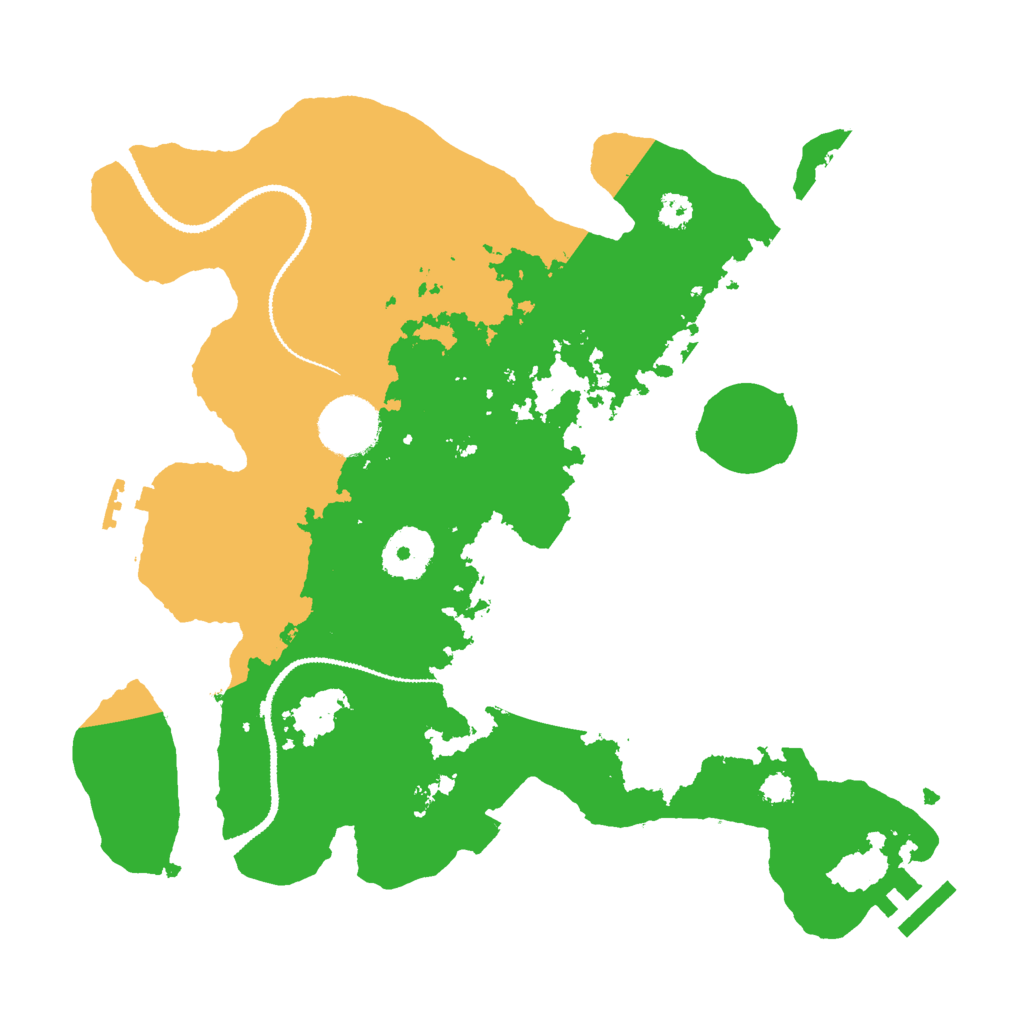 Biome Rust Map: Procedural Map, Size: 3000, Seed: 1258959742