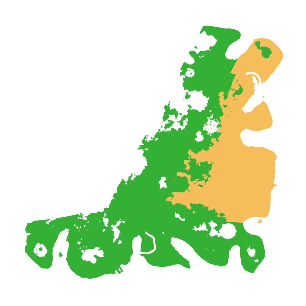 Biome Rust Map: Procedural Map, Size: 3500, Seed: 239552564