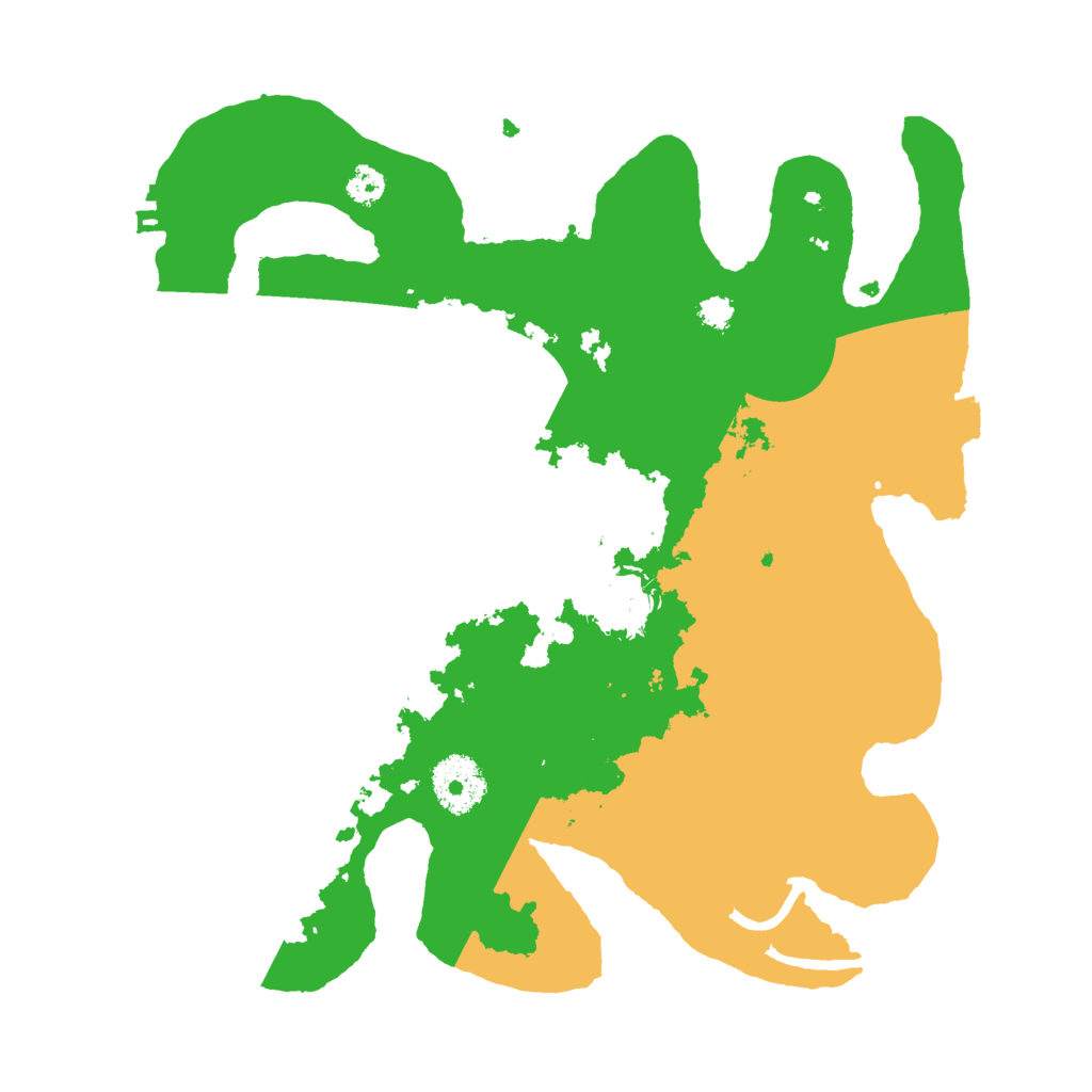 Biome Rust Map: Procedural Map, Size: 3000, Seed: 12409