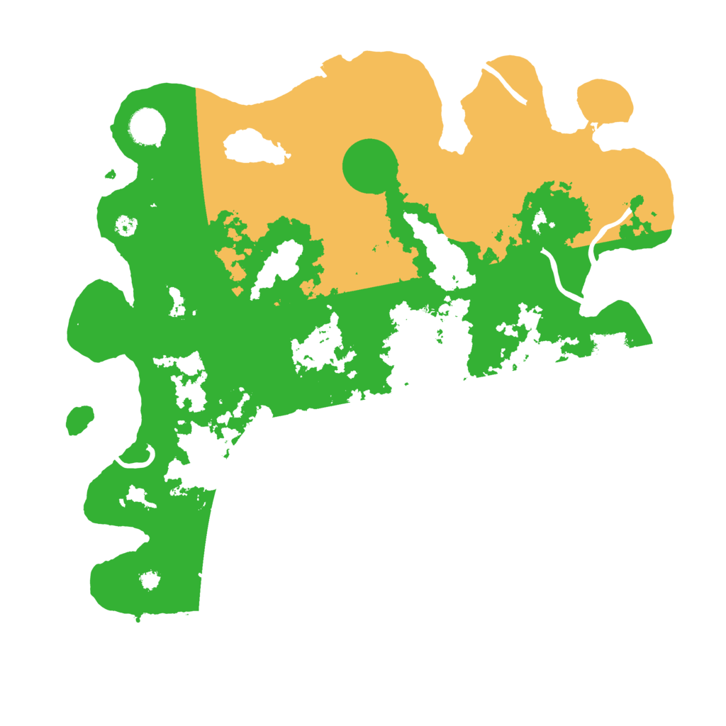 Biome Rust Map: Procedural Map, Size: 3500, Seed: 2000491685