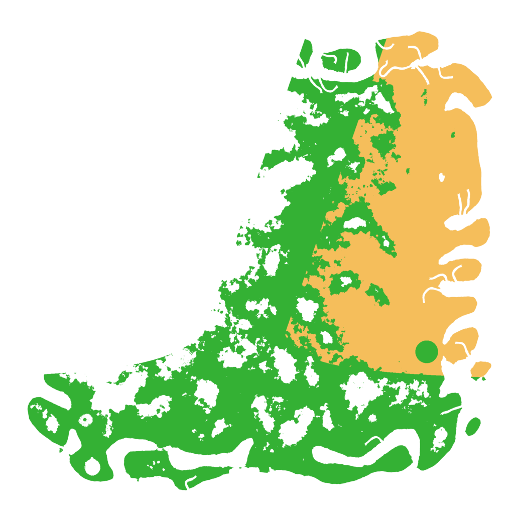 Biome Rust Map: Procedural Map, Size: 6000, Seed: 28782