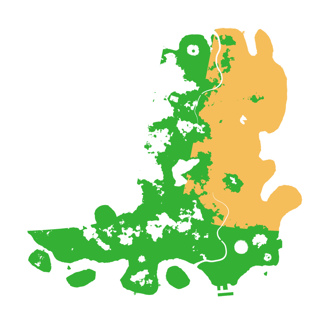 Biome Rust Map: Procedural Map, Size: 4096, Seed: 33226644