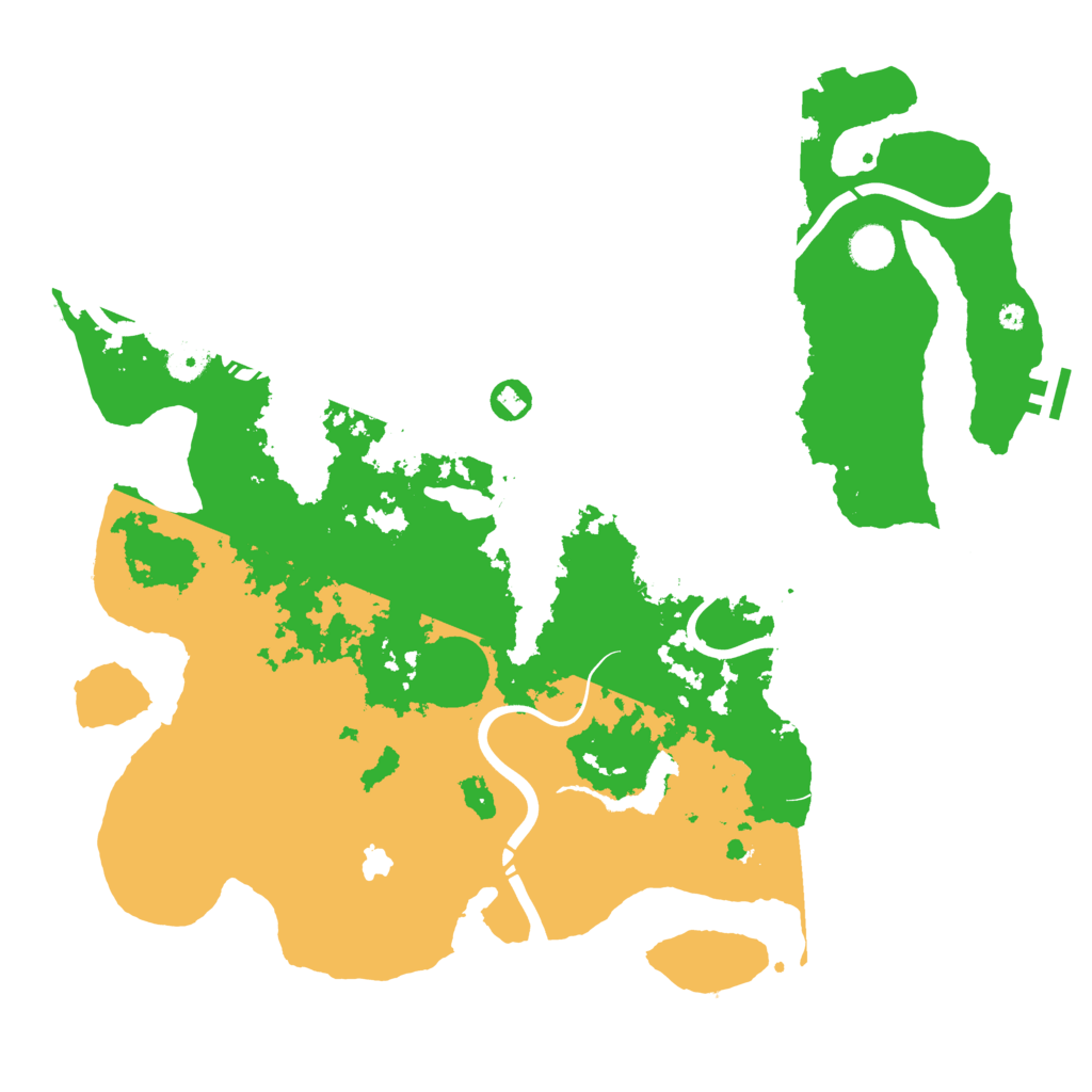 Biome Rust Map: Procedural Map, Size: 4250, Seed: 254688