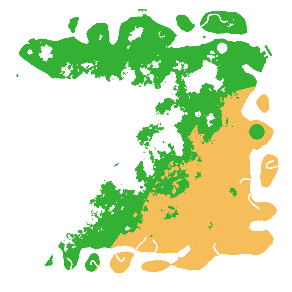 Biome Rust Map: Procedural Map, Size: 5000, Seed: 2021999547