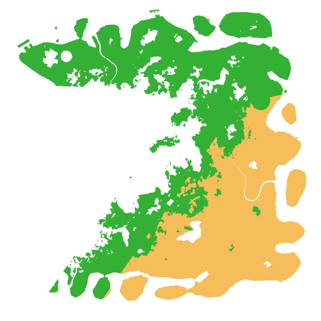 Biome Rust Map: Procedural Map, Size: 5000, Seed: 2021999547