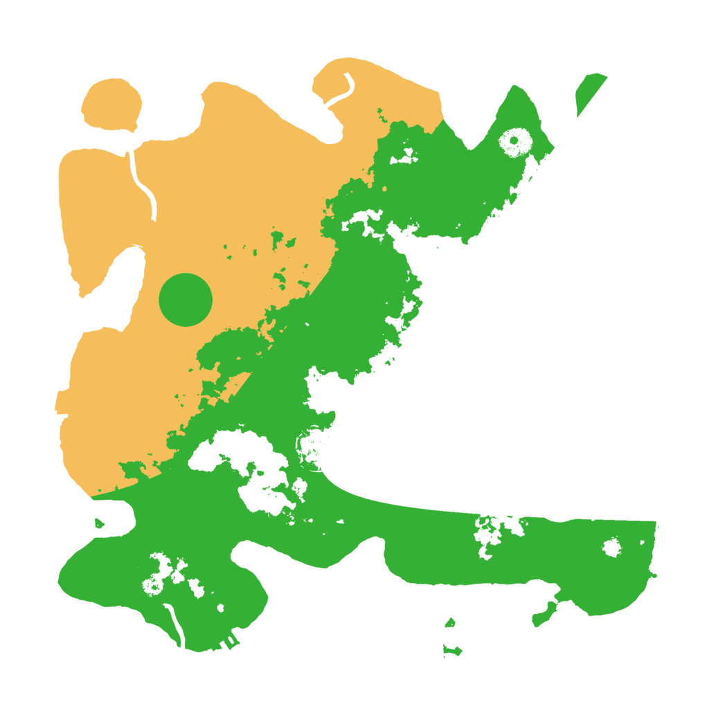 Biome Rust Map: Procedural Map, Size: 3500, Seed: 170777132