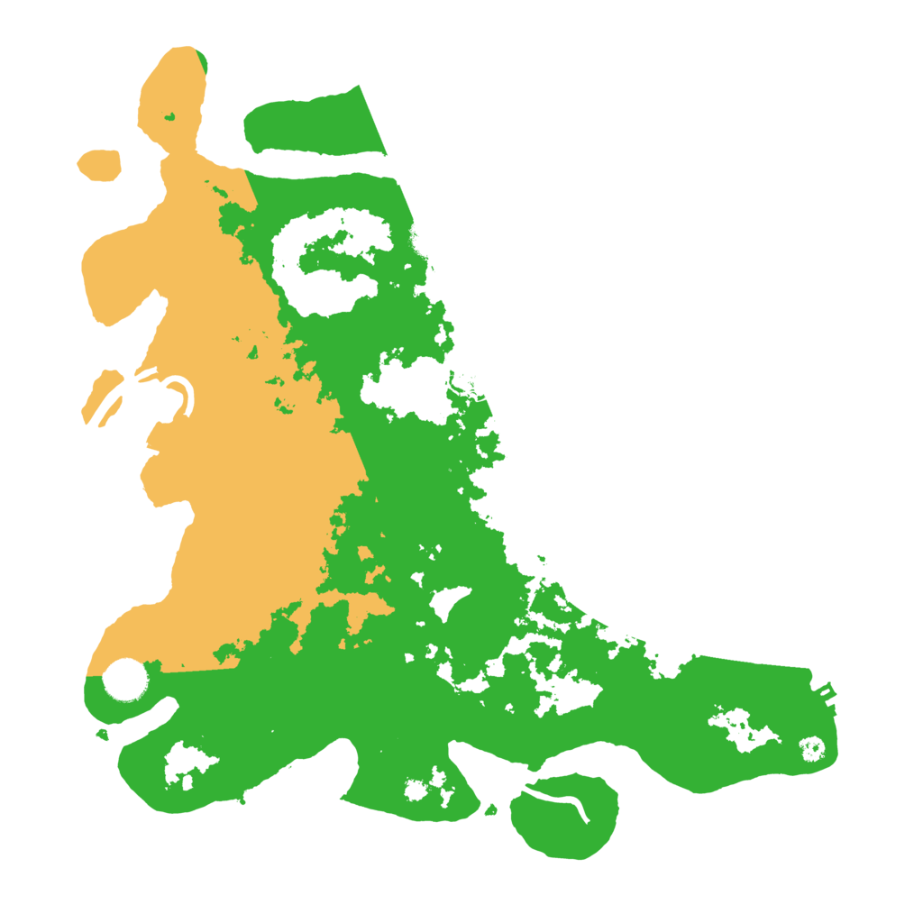 Biome Rust Map: Procedural Map, Size: 3750, Seed: 11607257