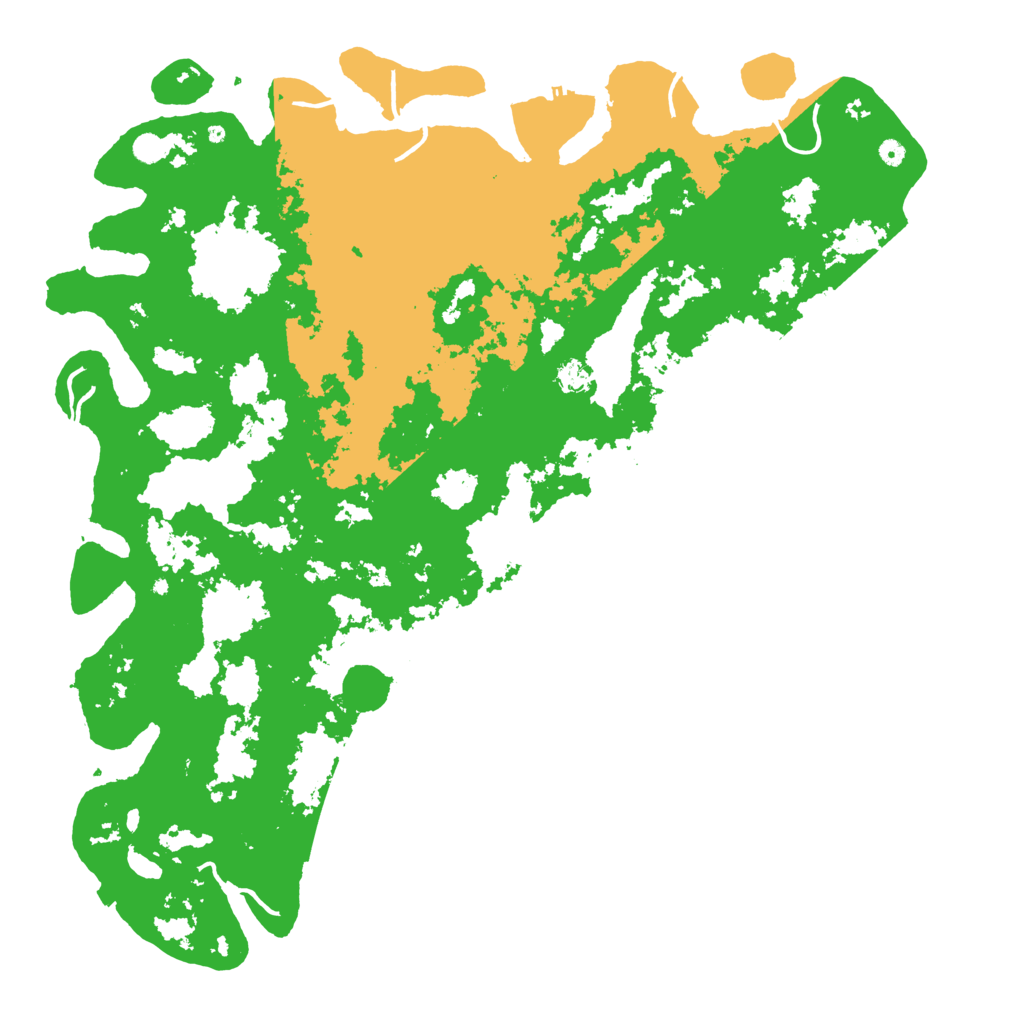 Biome Rust Map: Procedural Map, Size: 6000, Seed: 82719677