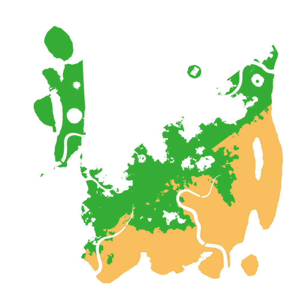 Biome Rust Map: Procedural Map, Size: 3750, Seed: 1182291518
