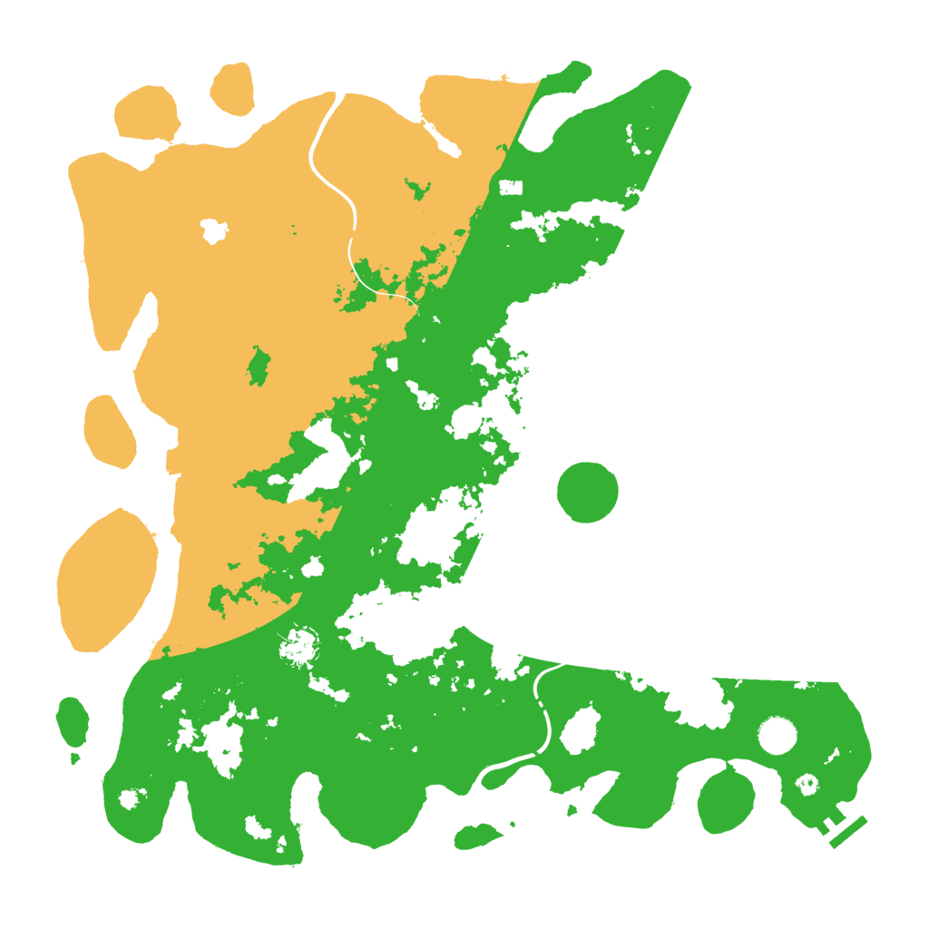 Biome Rust Map: Procedural Map, Size: 4300, Seed: 59478507