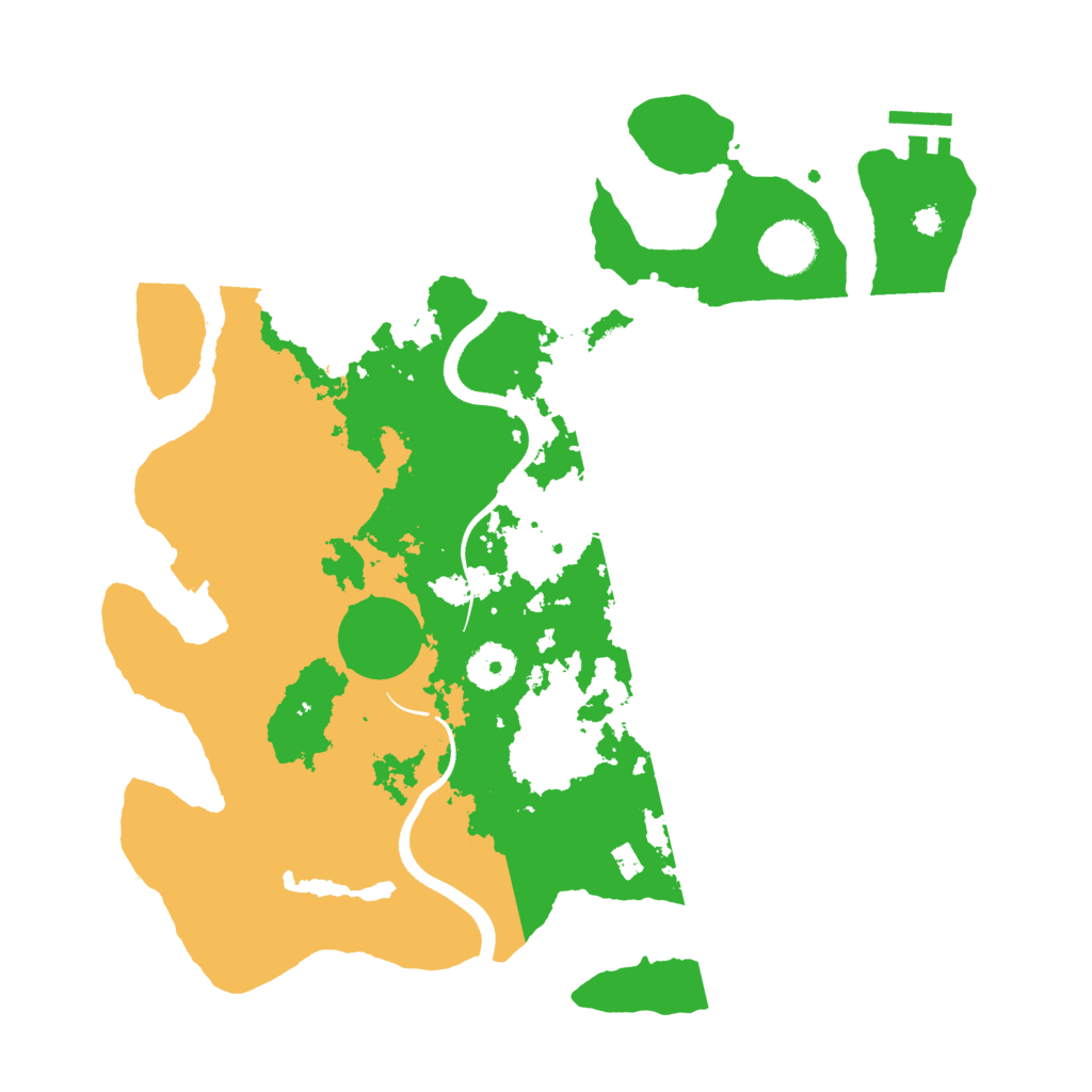 Biome Rust Map: Procedural Map, Size: 3500, Seed: 1974602910