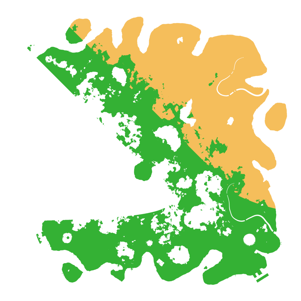 Biome Rust Map: Procedural Map, Size: 4500, Seed: 7202