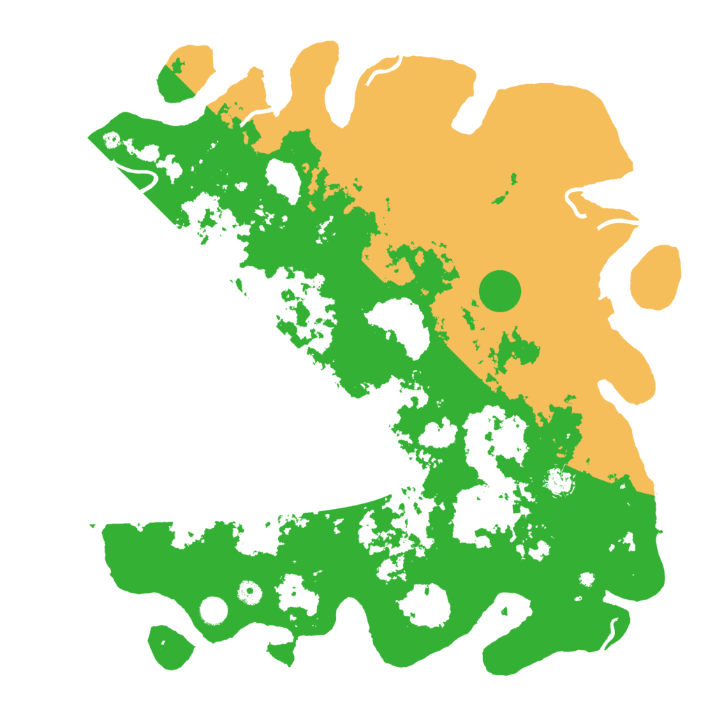 Biome Rust Map: Procedural Map, Size: 4500, Seed: 7202